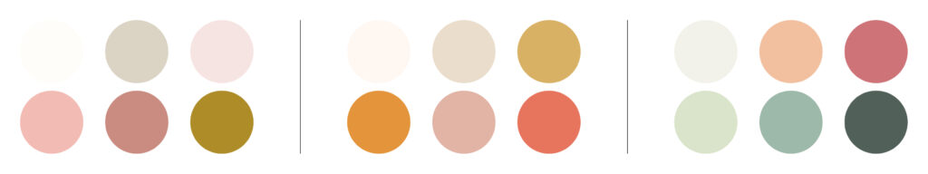 pink, peach and cream color scheme for NH family photographer