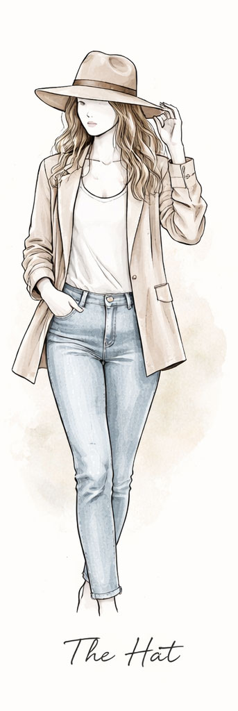 Branding mini session add a hat outfit idea